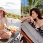 “ดาว พิมพ์ทอง” โชว์แซบเกาะสมุย จนน้ำทะเลถึงกับเดือด